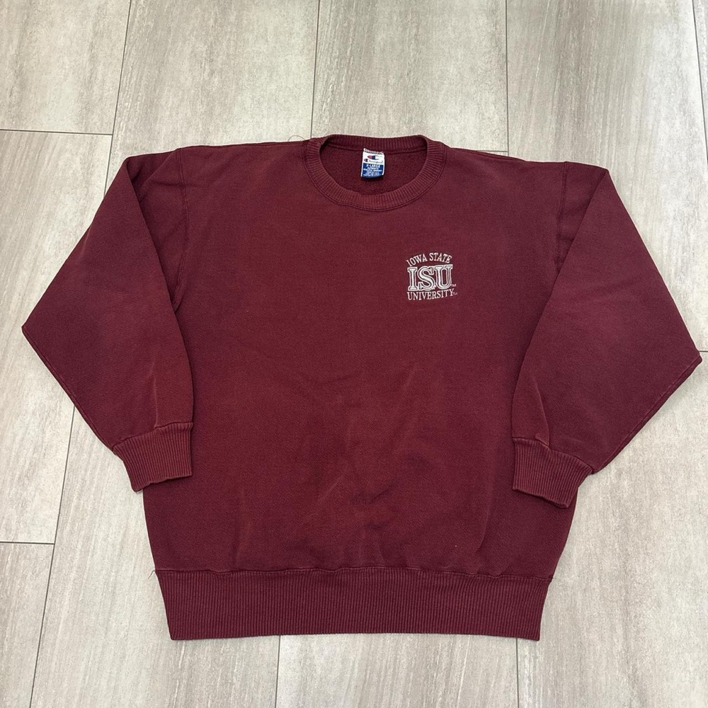 Vintage 90s Champion Iowa State ISU University Sweatshirt Size XL